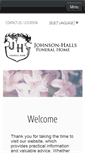 Mobile Screenshot of johnsonhallsfuneralhome.com